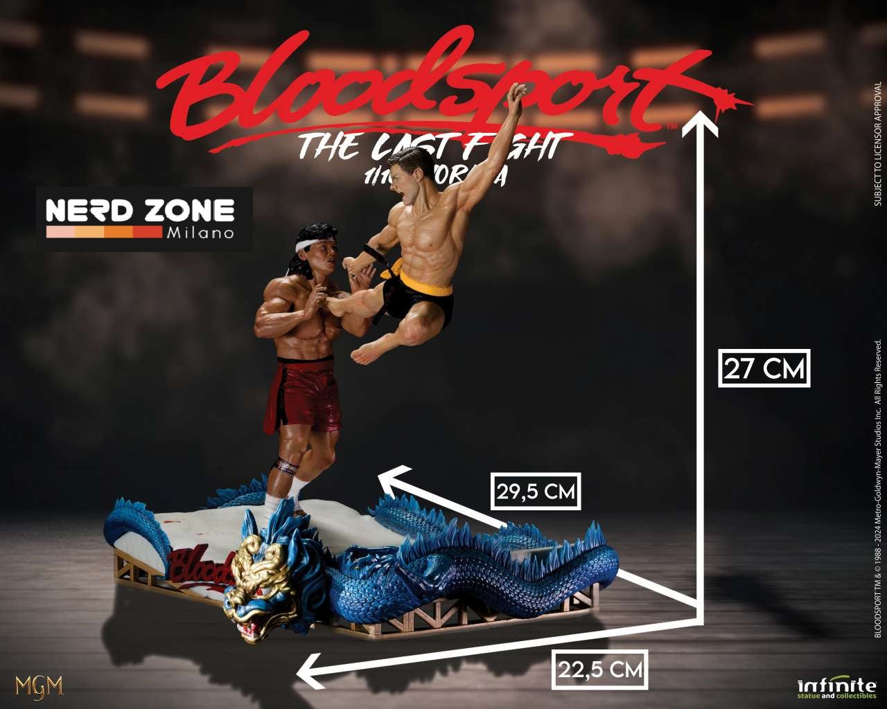 INFINITE STATUES - NO BLOODS EXCLUDED "Bloodsport" The Last Fight 1/10 Diorama Statue