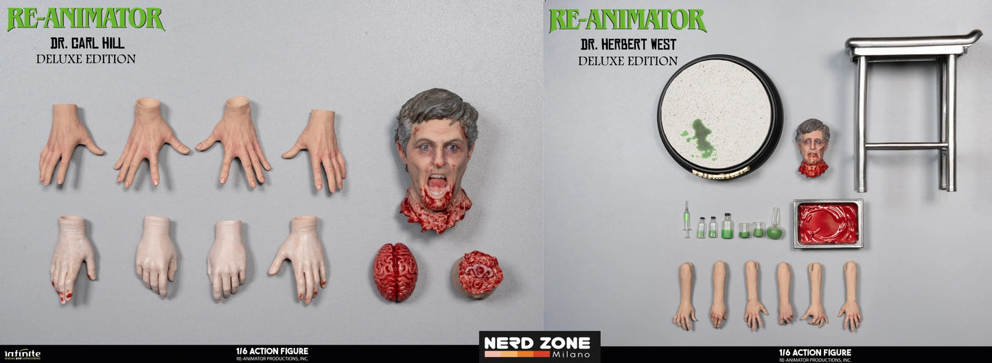 INFINITE STATUE - Re-Animator Doctor Carl Hill & Doctor Herbert West Action Figure 1/6 EXCLUSIVE DOUBLE PACK