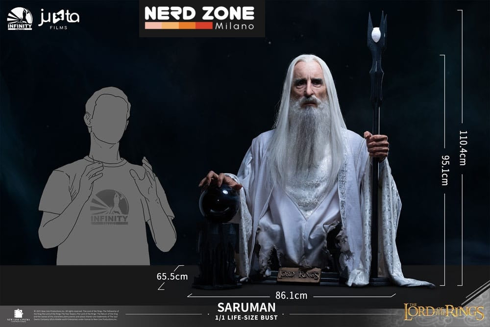 INFINITY STUDIO - Lord of the Rings Life Size Bust 1/1 Saruman 110 cm