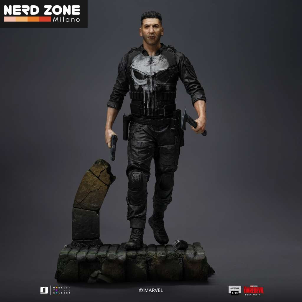 IRON STUDIOS - Daredevil Born Again Punisher 1/10 Statue
