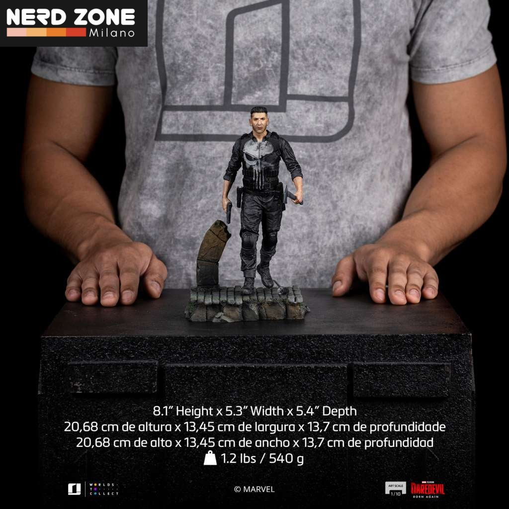 IRON STUDIOS - Daredevil Born Again Punisher 1/10 Statue
