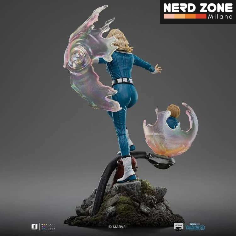 IRON STUDIOS - Fantastic Four Steps Invisible Woman And Franklin 1/10 Statue