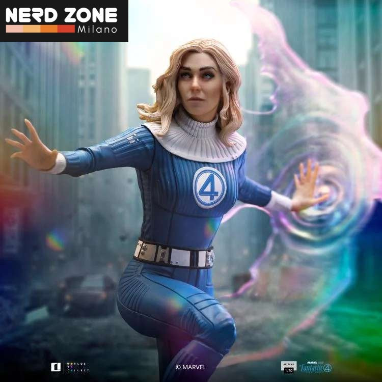 IRON STUDIOS - Fantastic Four Steps Invisible Woman And Franklin 1/10 Statue
