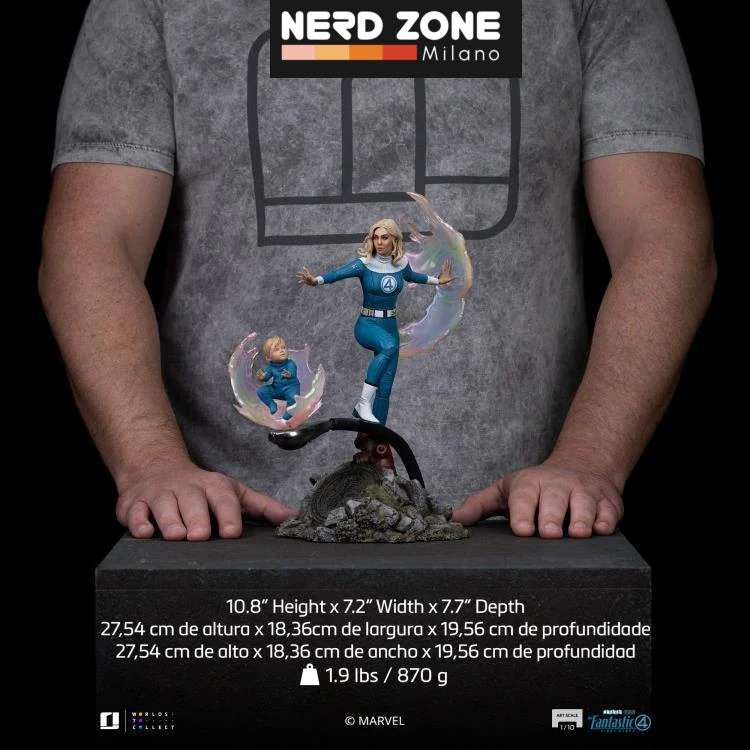 IRON STUDIOS - Fantastic Four Steps Invisible Woman And Franklin 1/10 Statue