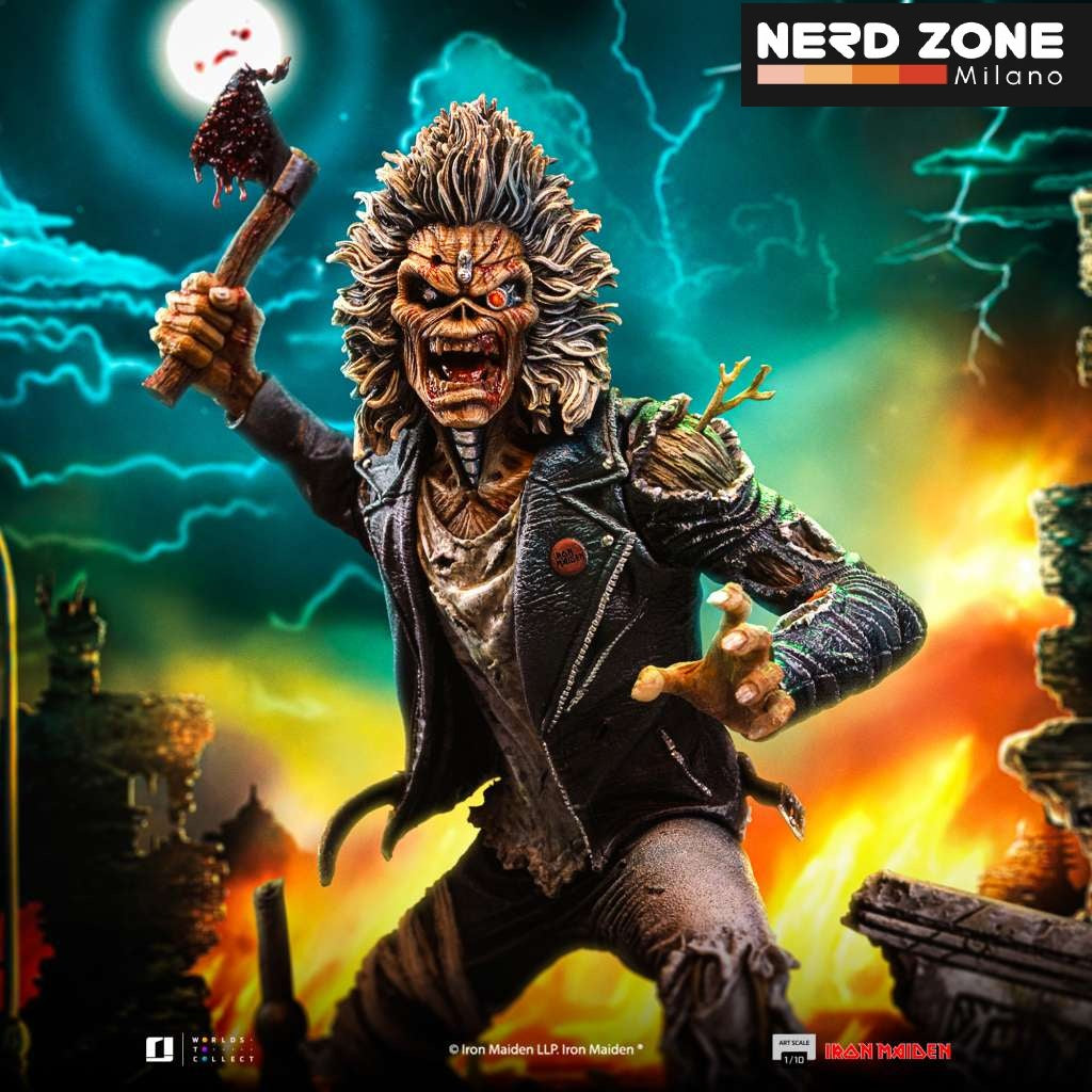 IRON STUDIOS - Iron Maiden Eddie 50th Year Anniversary 1/10 Statue