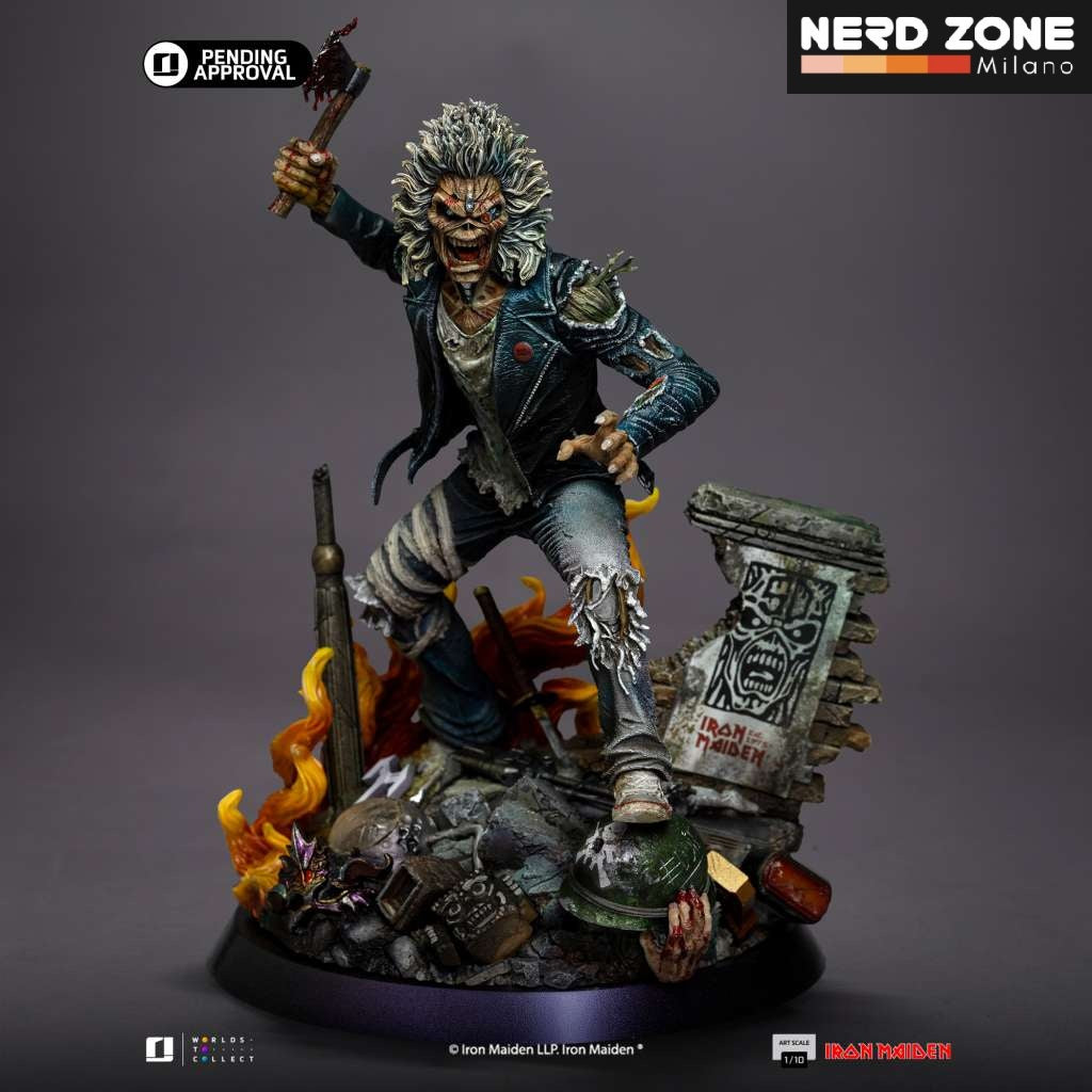 IRON STUDIOS - Iron Maiden Eddie 50th Year Anniversary 1/10 Statue