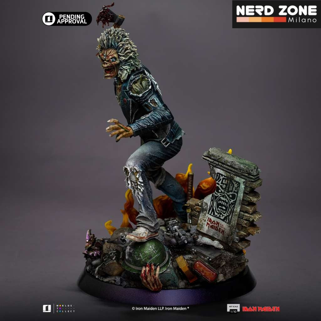 IRON STUDIOS - Iron Maiden Eddie 50th Year Anniversary 1/10 Statue