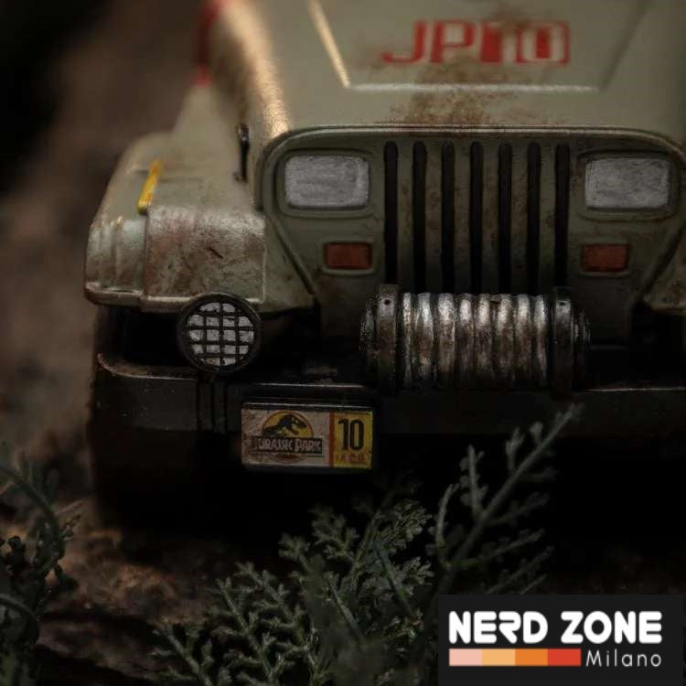 IRON STUDIOS - Jurassic Park Demi Art T-Rex Attacks 1/20 Statue