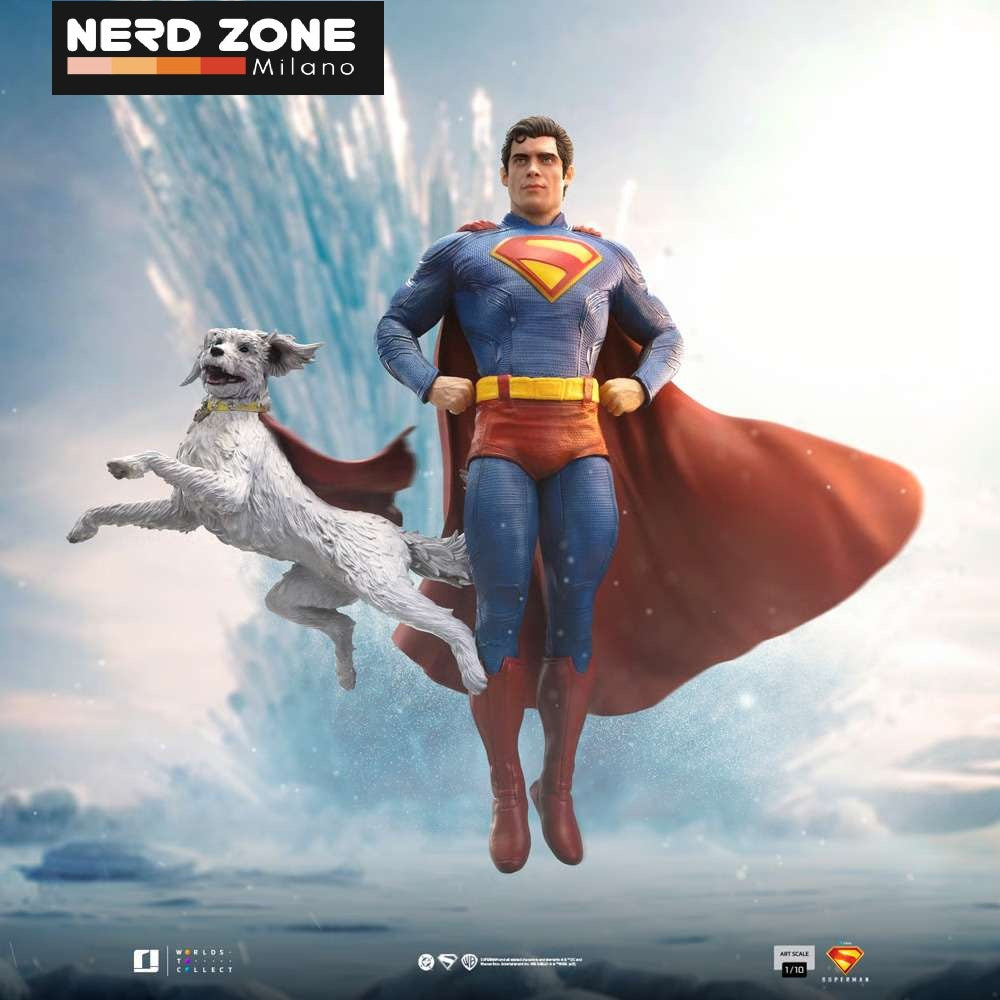 IRON STUDIOS - Superman Legacy Superman & Krypto 1/10 Statue