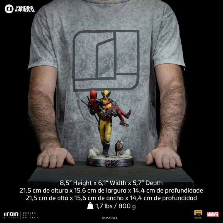 IRON STUDIOS - MARVEL - Deadpool and Wolverine Deluxe - 1/10 Statue