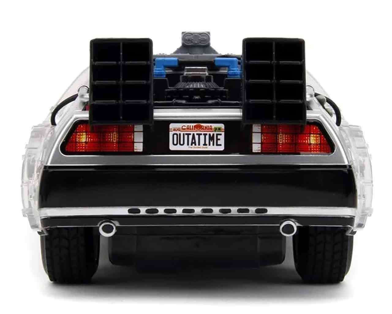 JADA TOYS - Back To The Future Part 1: 1982 De Lorean Dmc Time Machine - 1:18 Scale Remote Control
