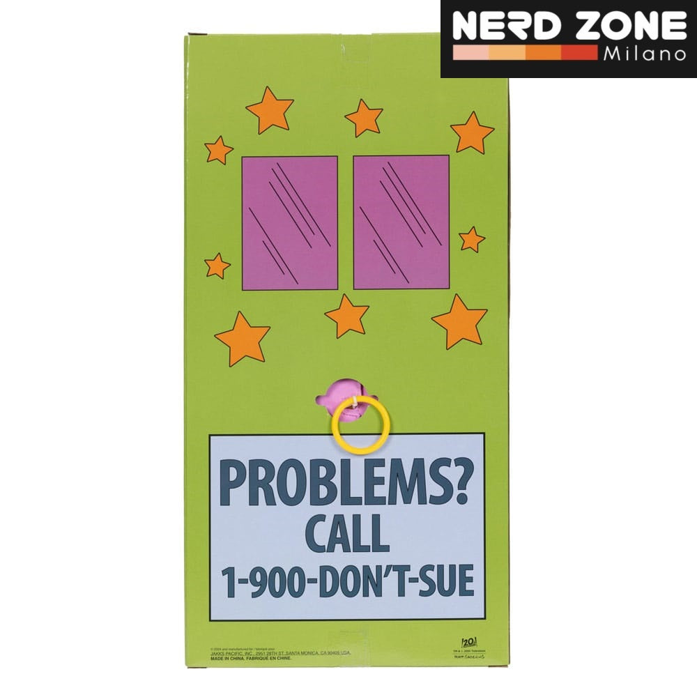 JAKKS PACIFIC - Simpsons Feature Plush Figure Krusty 44 cm Peluche Simpsons