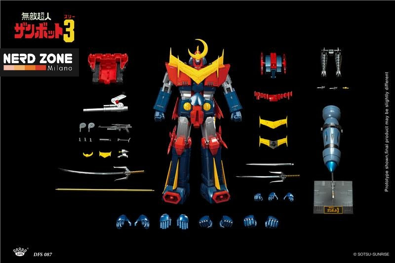 KING ARTS - Diecast Figure Series Invincible Super Man Zambot 3