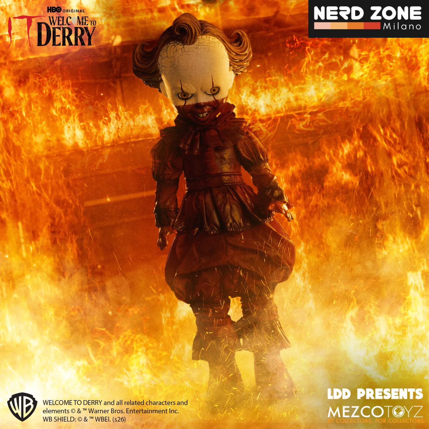 PRE ORDER - MEZCO - Ldd Presents Welcome To Derry Pennywise