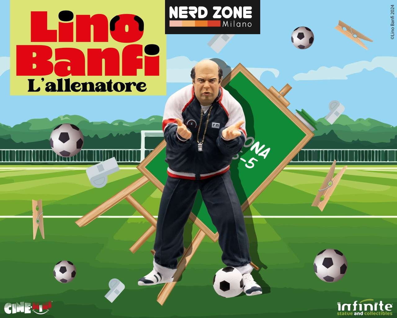 INFINITE STATUE - Lino Banfi L’allenatore Cinemini Pvc
