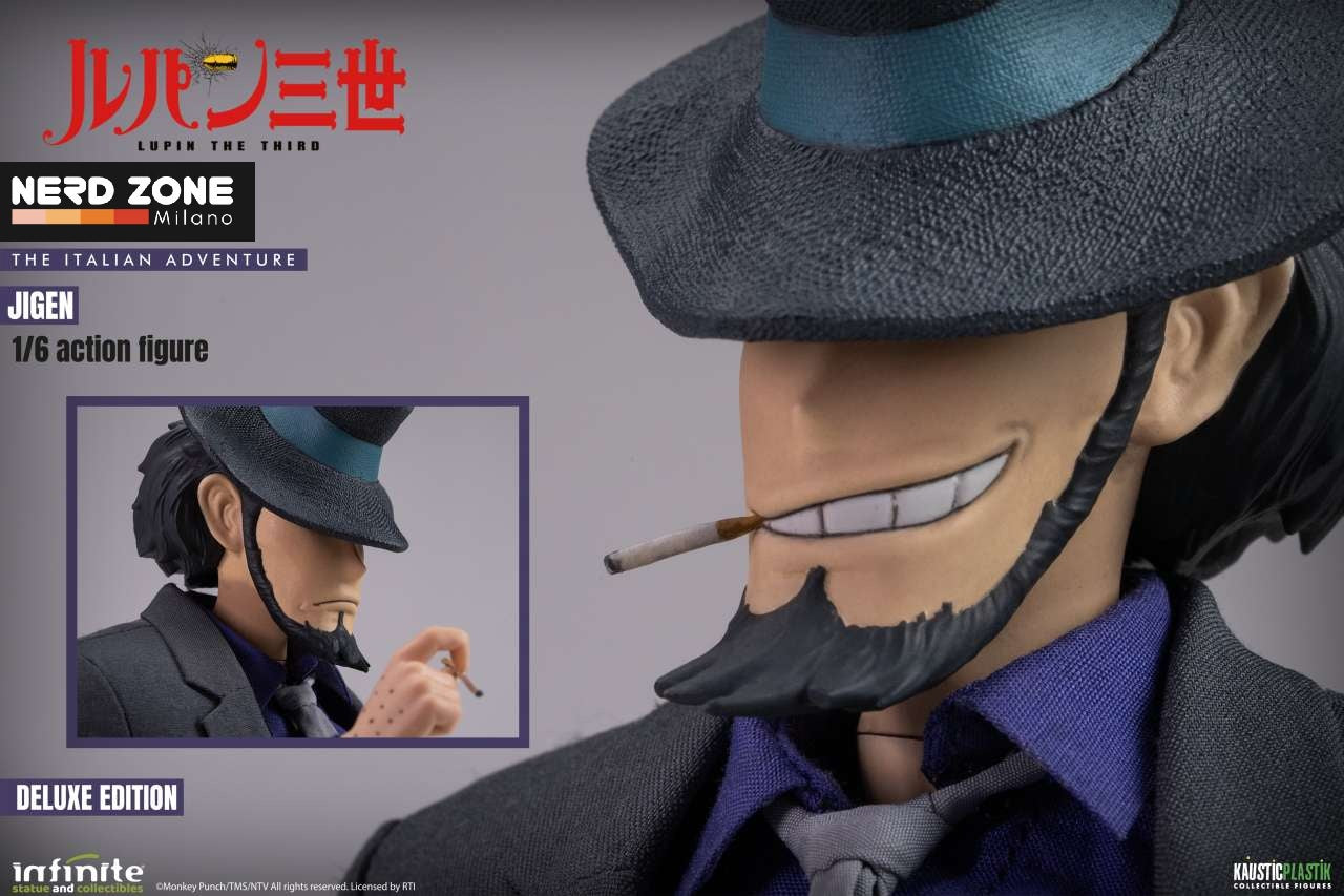 INFINITE STATUE - Lupin The 3rd The Italian Adventure Daisuke Jigen 1/6 Action Figure DELUXE Edition