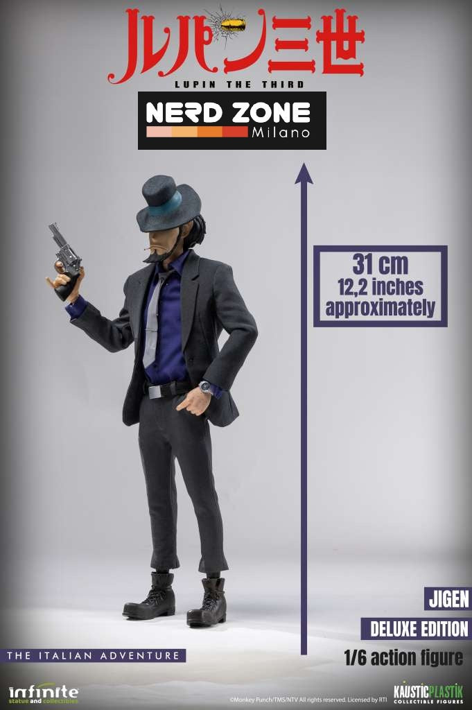 INFINITE STATUE - Lupin The 3rd The Italian Adventure Daisuke Jigen 1/6 Action Figure DELUXE Edition