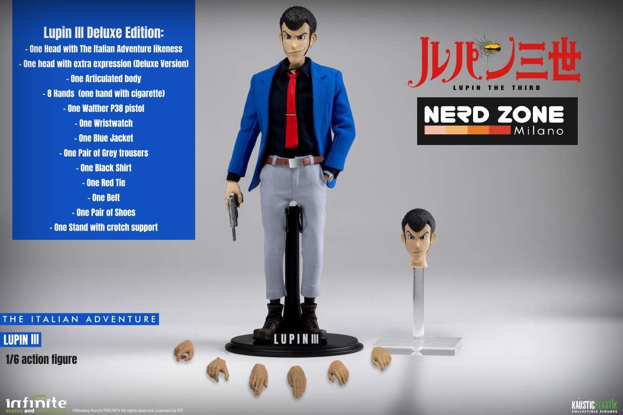 INFINITE STATUE - Lupin The 3rd The Italian Adventure Lupin 1/6 Action Figure Deluxe Edition