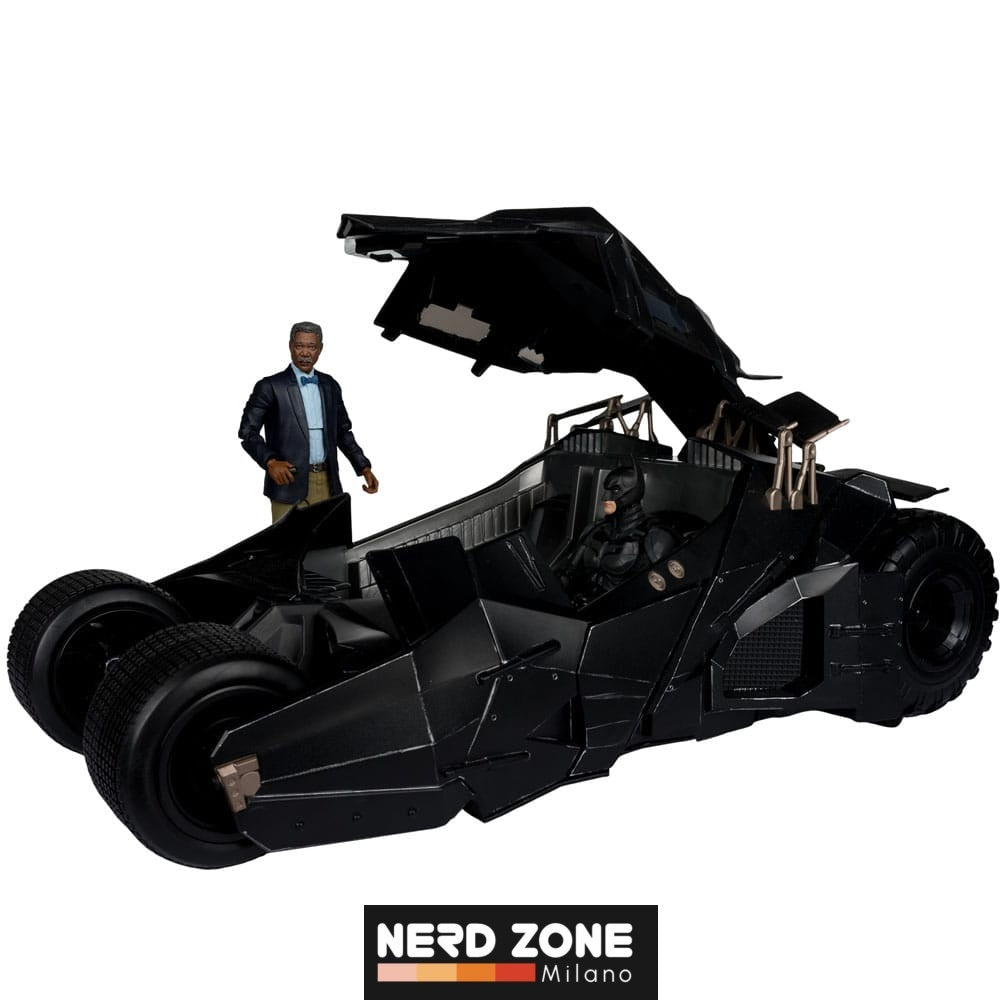MCFARLANE - DC Multiverse Vehicle Tumbler with Lucuis Fox (The Dark Knight) (Gold Label)
