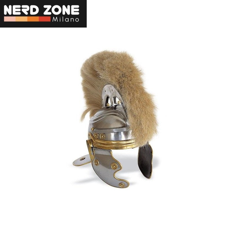 MEDIOEVO - Elmo Centurione Cresta Bianca