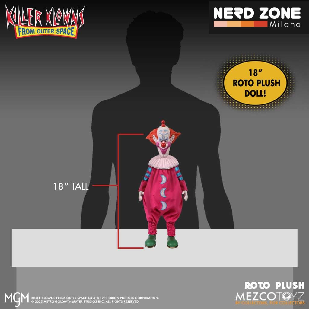 MEZCO - Killer Klowns from Outer Space - Slim Mds Roto Plush