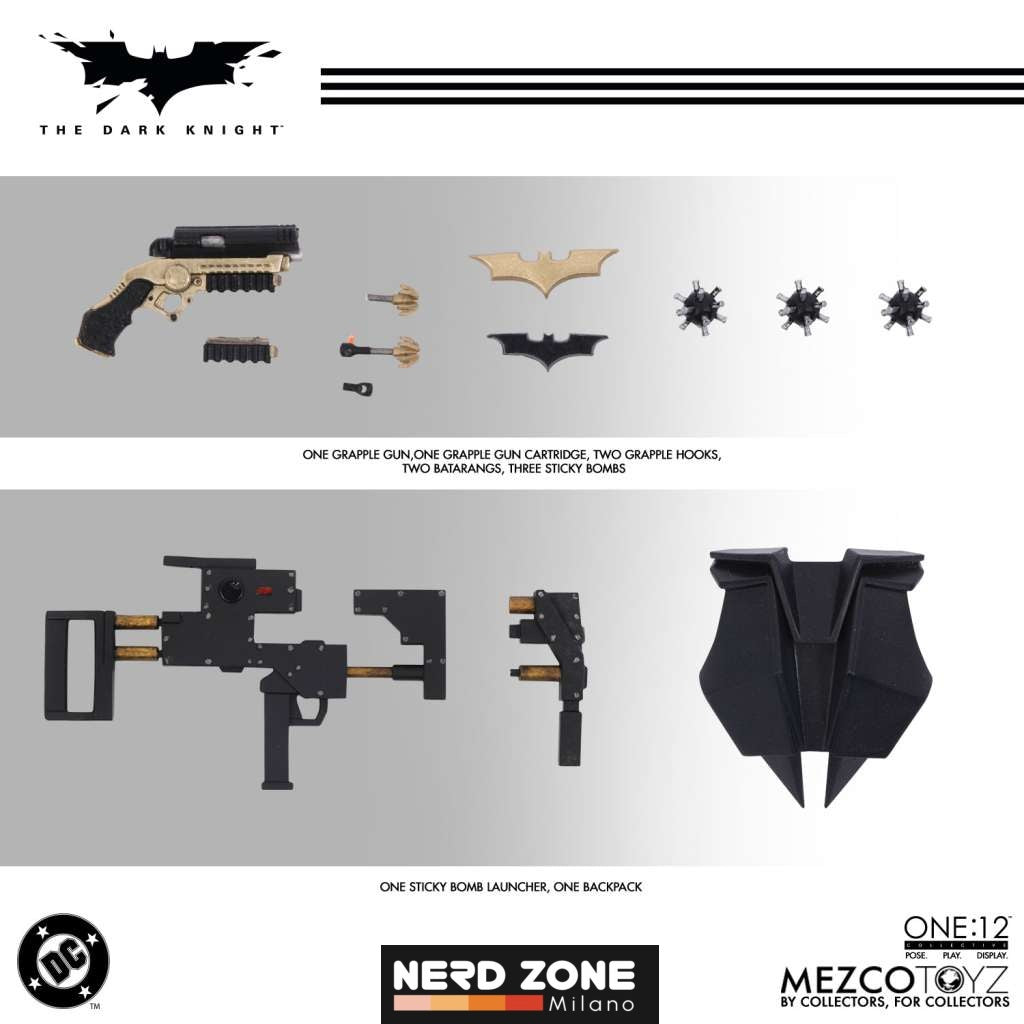 MEZCO - One 12 Collective The Dark Knight Batman Action Figure