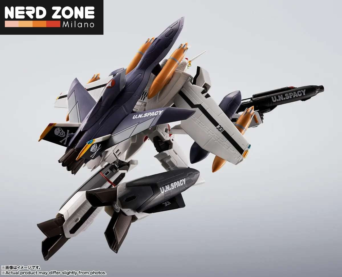 BANDAI – Macross Vf-0s Phoenix Roy Focker Use Qf-2200d-B Ghost Hi-Metal R