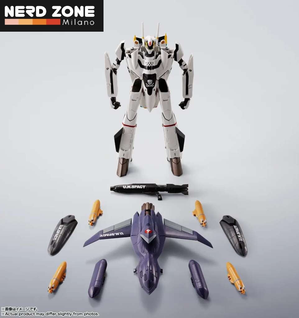 BANDAI – Macross Vf-0s Phoenix Roy Focker Use Qf-2200d-B Ghost Hi-Metal R