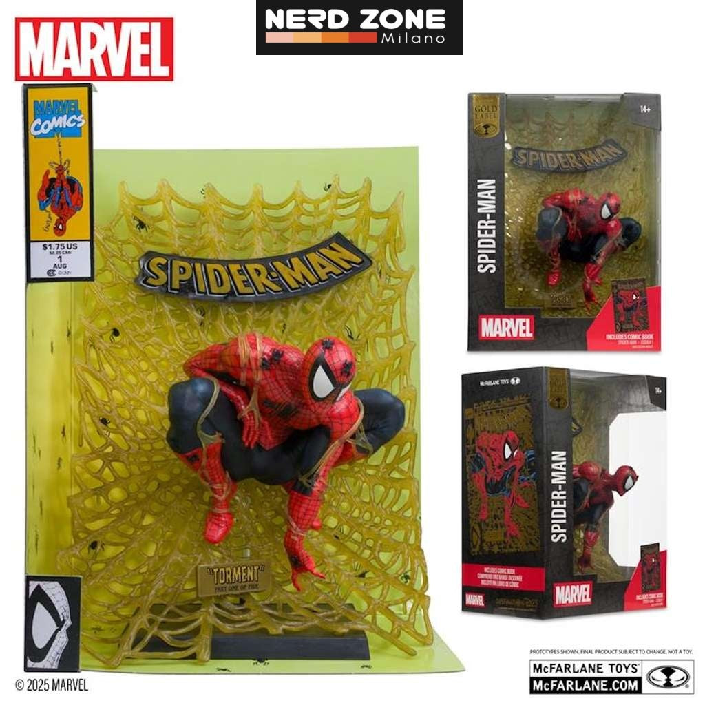 McFARLANE TOYS 2025 - Marvel Collection 1:6 Wv6 Spider-Man (Spider-Man #1 Black And Gold Variant) D23 Excl Figure
