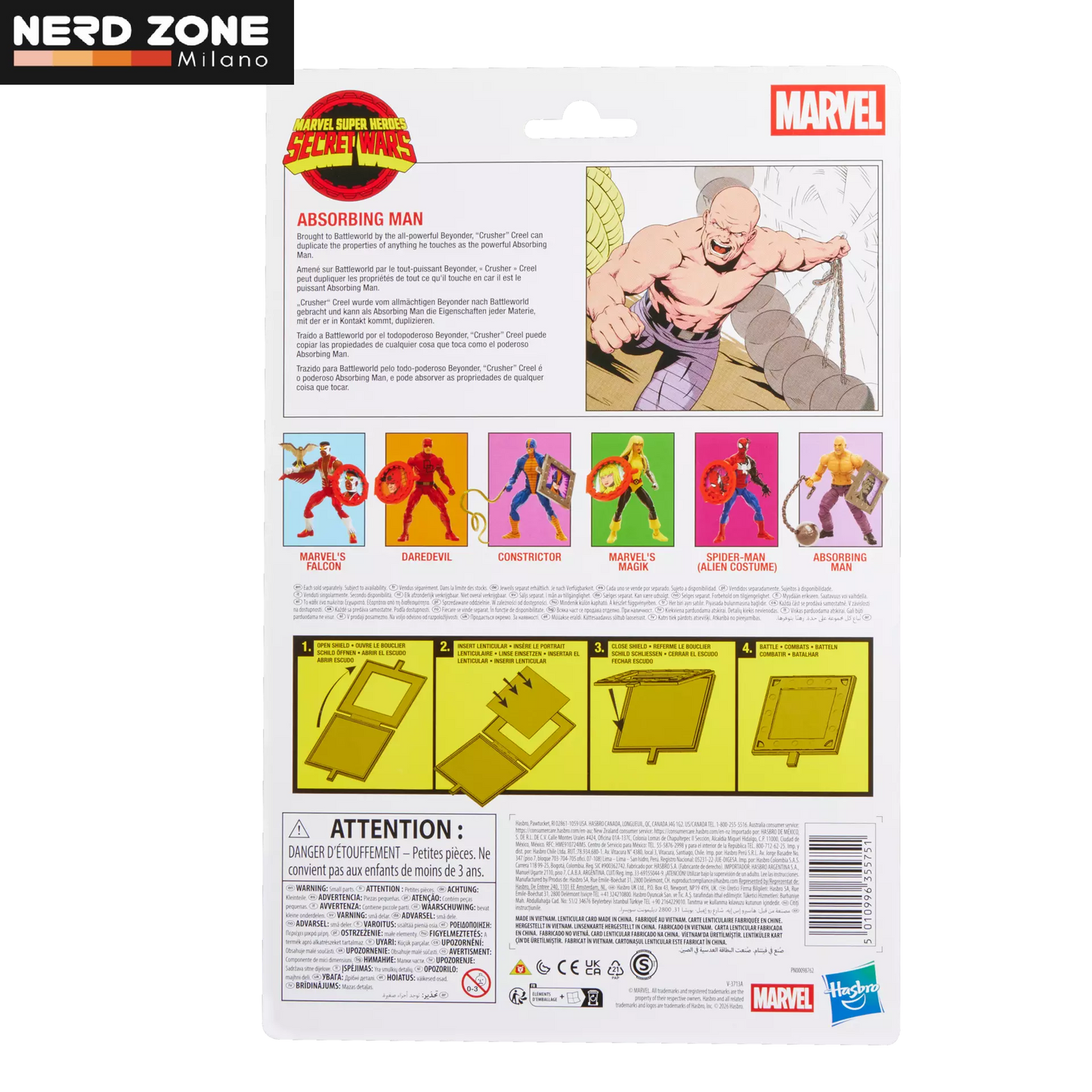 PRE ORDINE - HASBRO - Marvel Legends Secret Wars Absorbing Man Action Figure