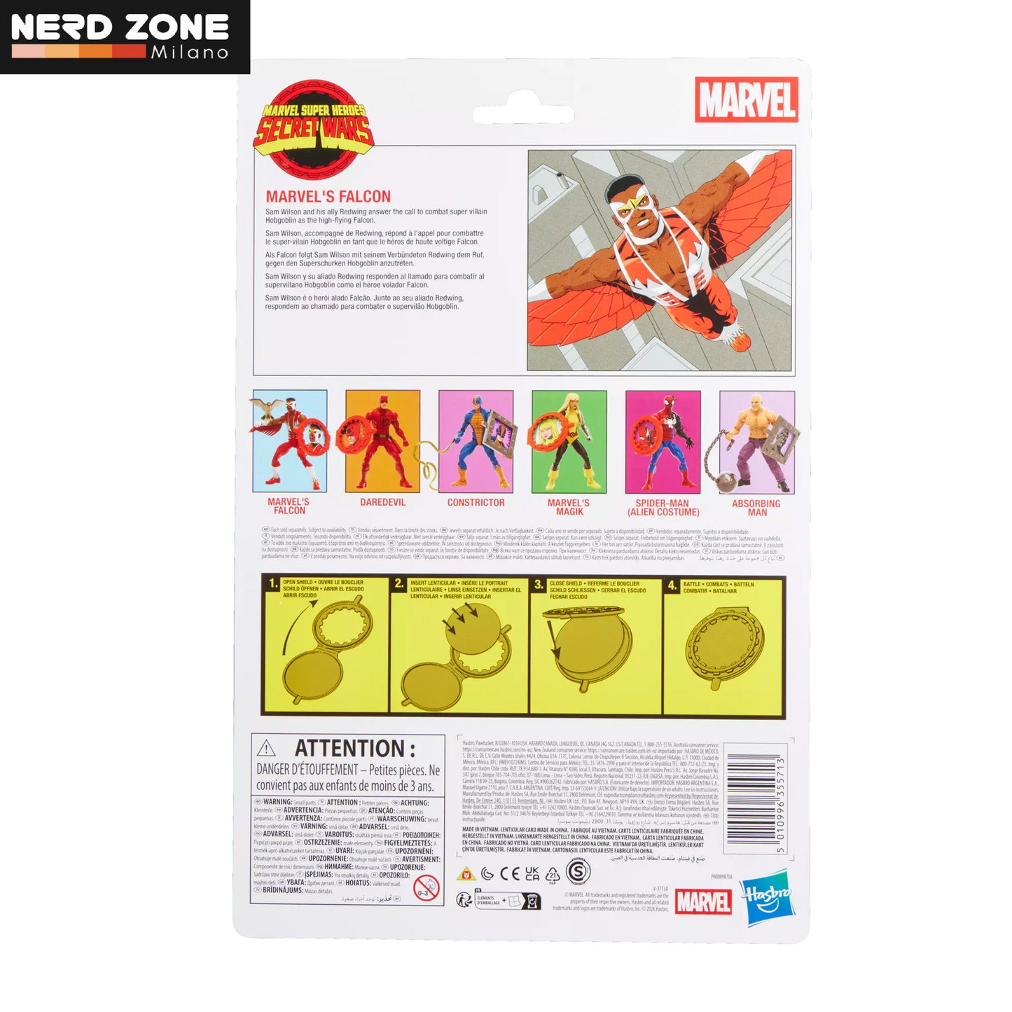 PRE ORDINE - HASBRO - Marvel Legends Secret Wars Falcon Action Figure