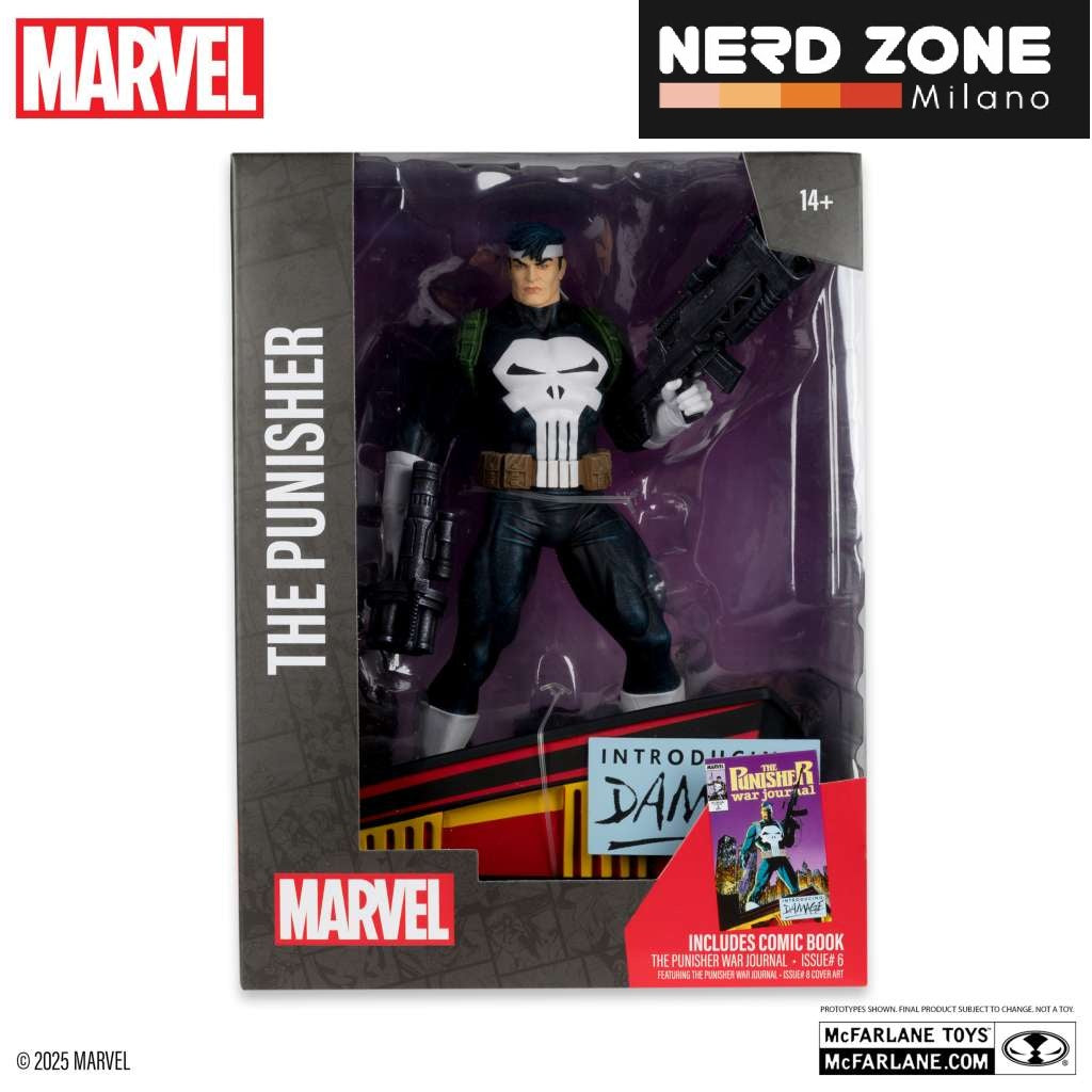 McFARLANE TOYS 2025 - Marvel collection w4 1:6 the punisher (punisher war journal#8) figure
