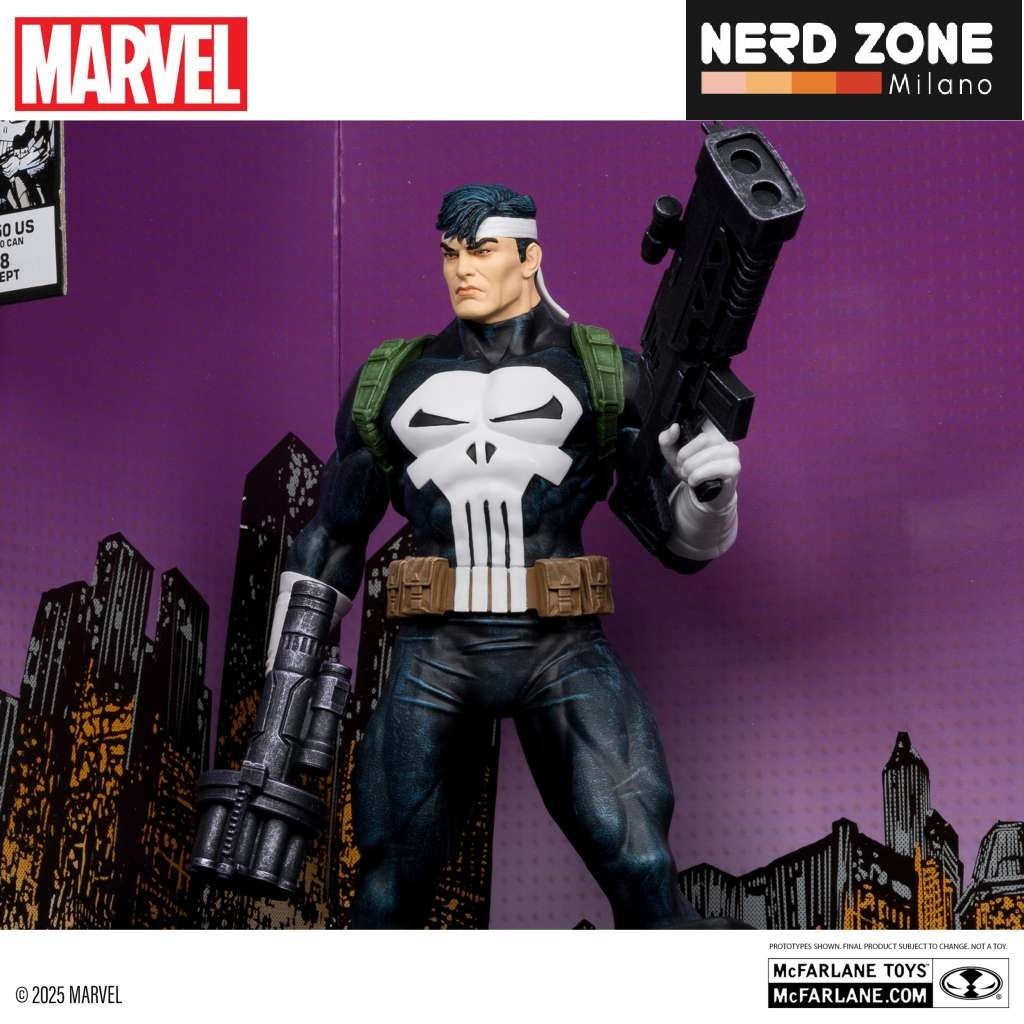 McFARLANE TOYS 2025 - Marvel collection w4 1:6 the punisher (punisher war journal#8) figure