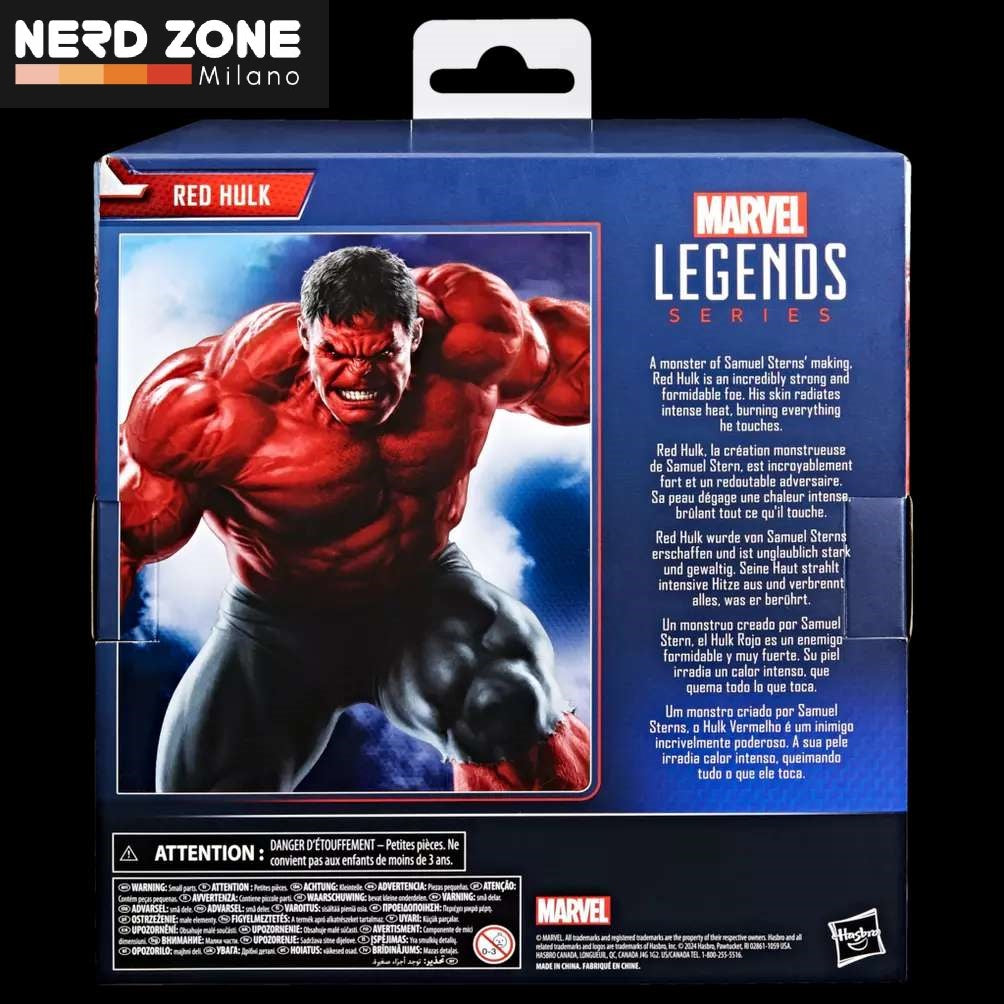 HASBRO - MARVEL LEGENDS - Captain America Brave New World Red Hulk Action Figure
