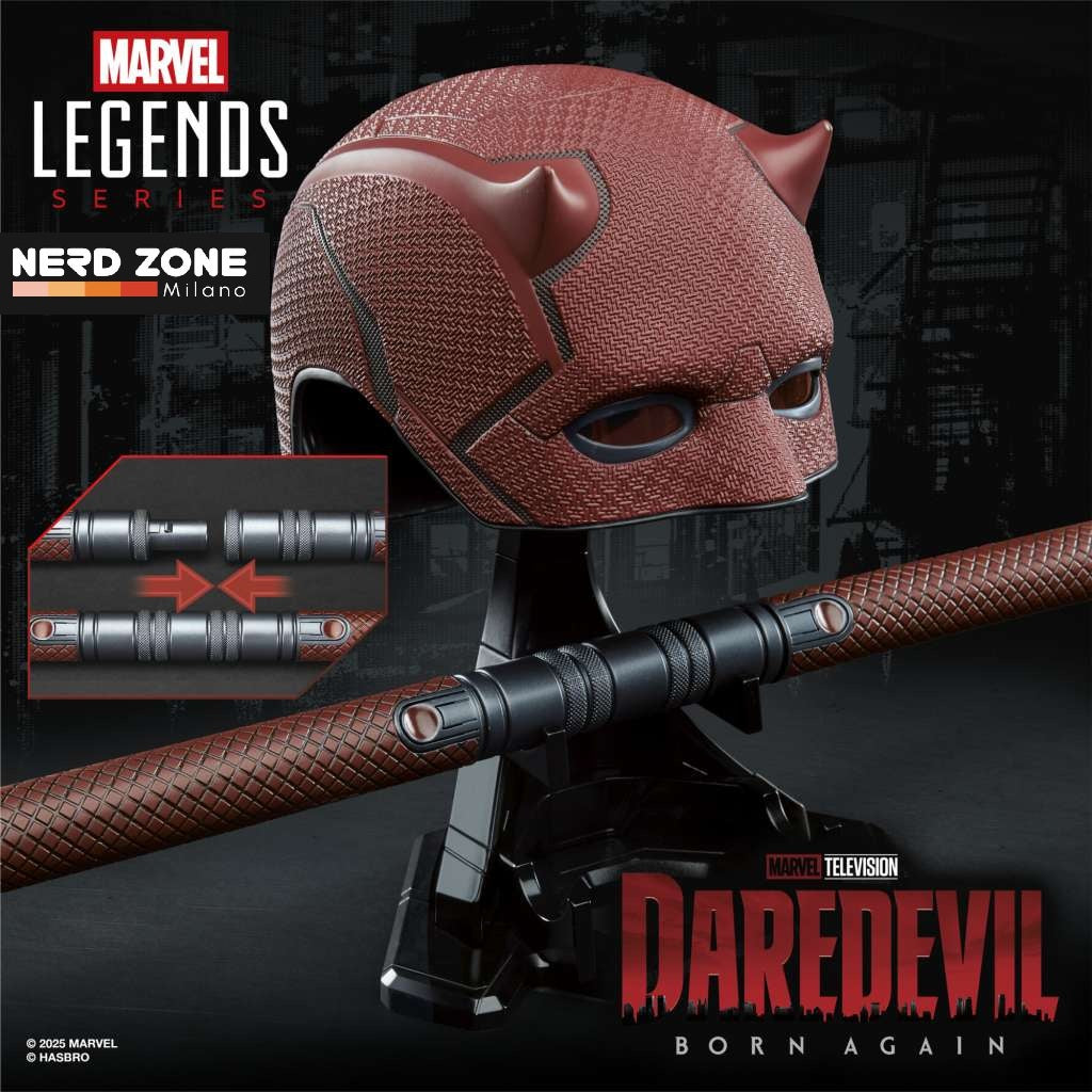 HASBRO - Marvel Legends Daredevil Born Again Mask replica 1:1