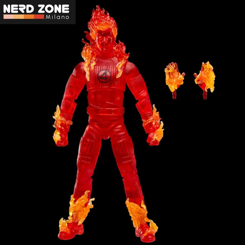 HASBRO - Marvel legends fantastic four first steps human torch action figure