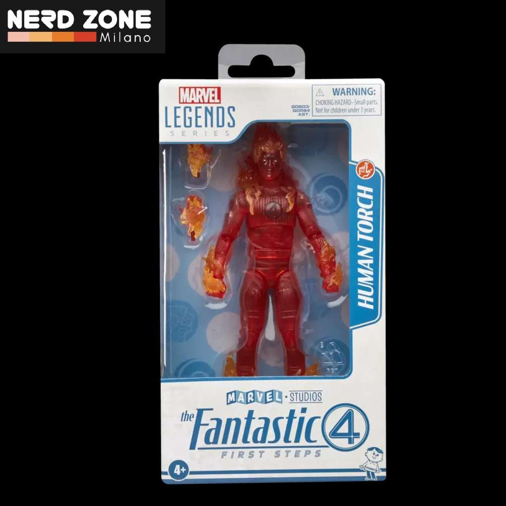 HASBRO - Marvel legends fantastic four first steps human torch action figure