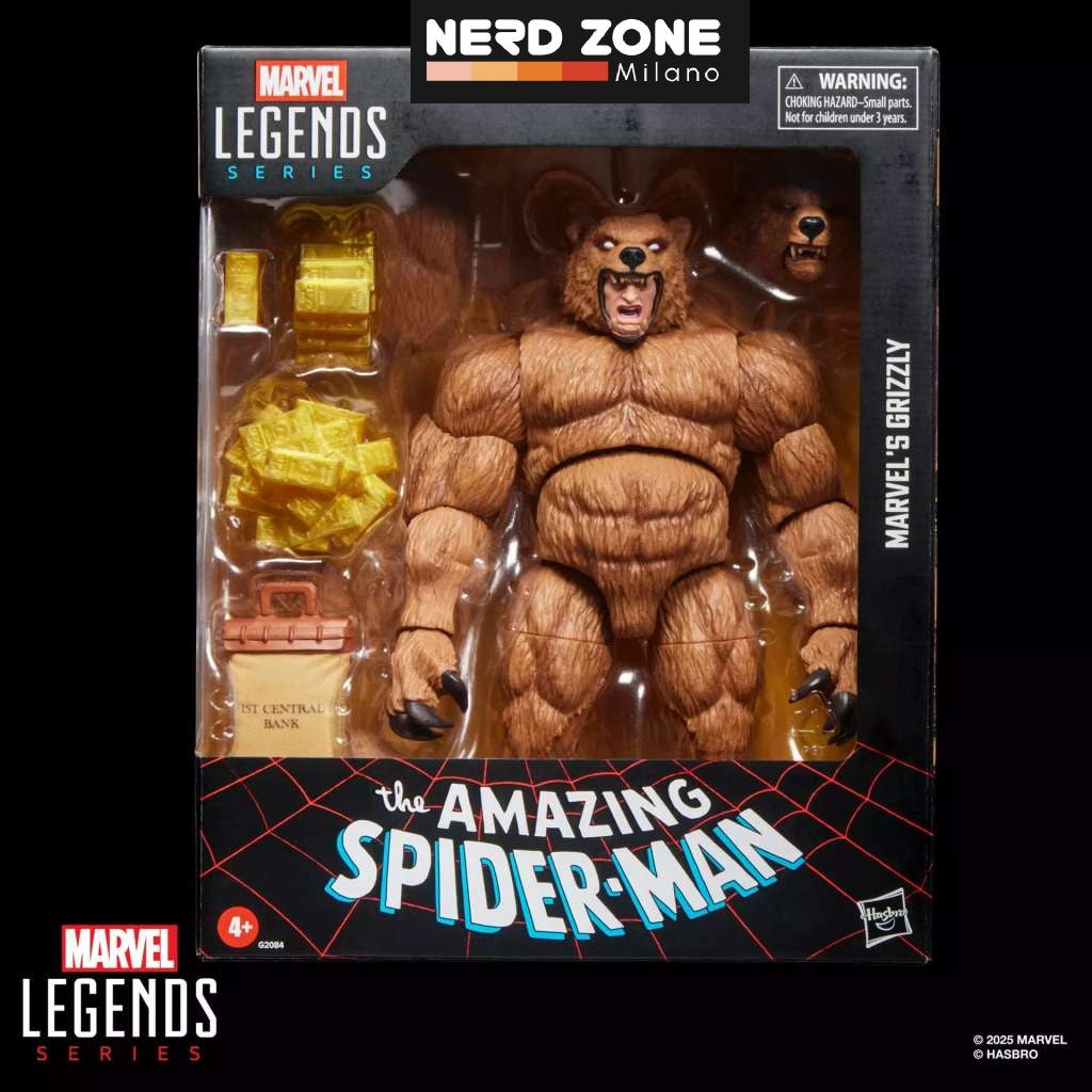 PRE ORDINE - HASBRO - Marvel Legends Spider-Man Grizzly Action Figure