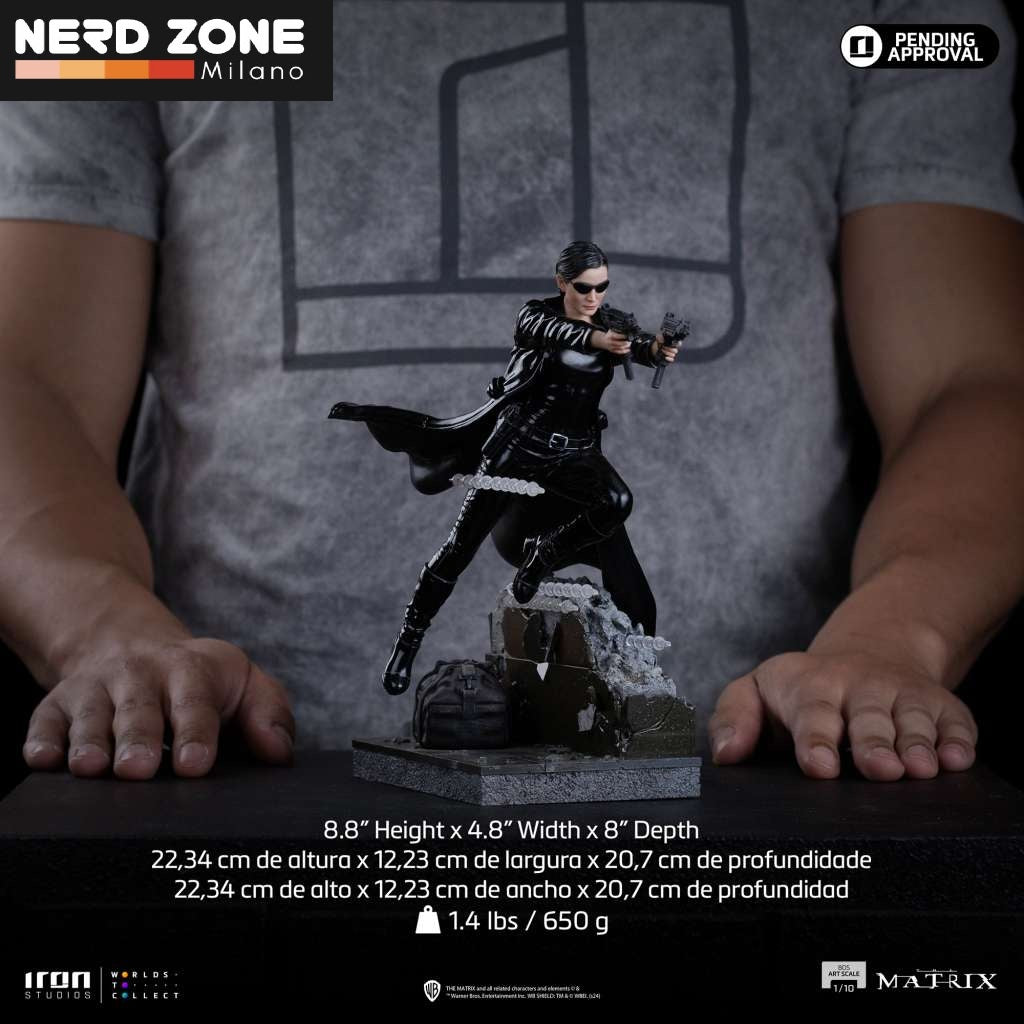 IRON STUDIOS - Matrix Trinity 1/10 Statue