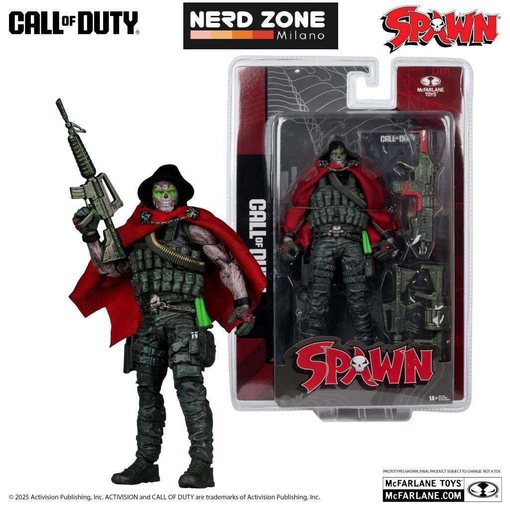 McFARLANE TOYS 2025 - Call Of Duty 7inch Burned Spawn Action Figure