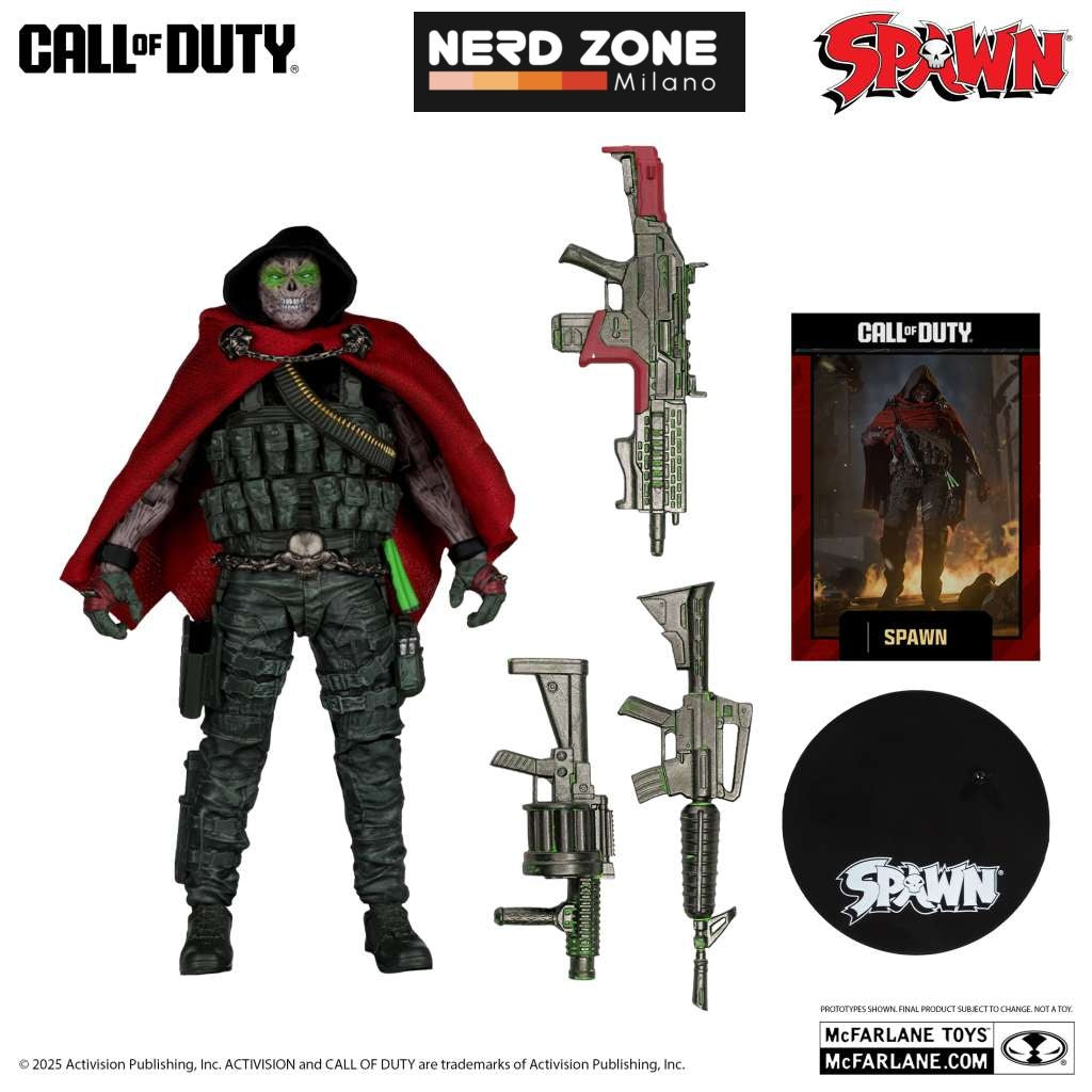 McFARLANE TOYS 2025 - Call Of Duty 7inch Burned Spawn Action Figure