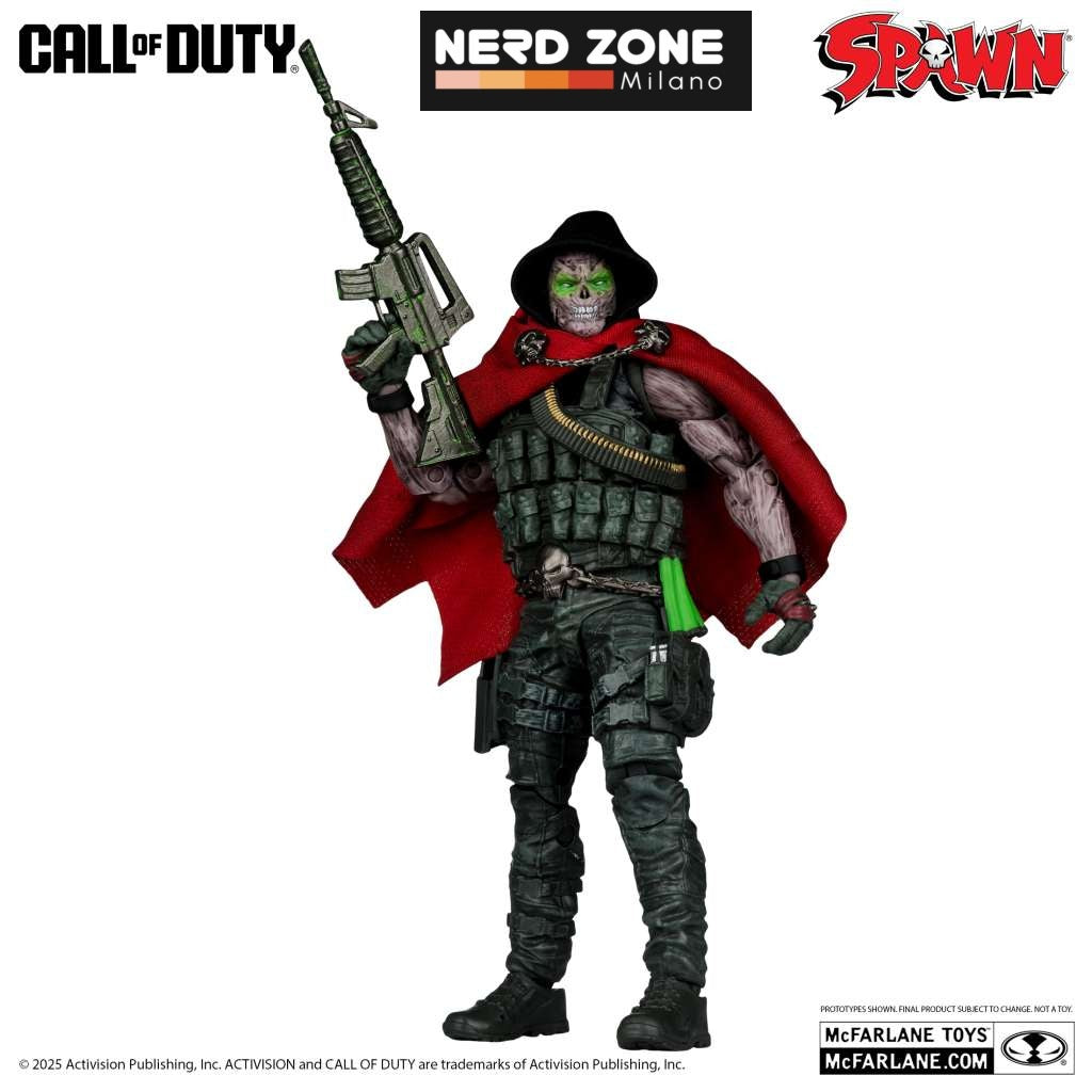 McFARLANE TOYS 2025 - Call Of Duty 7inch Burned Spawn Action Figure