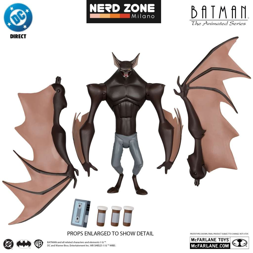 McFARLANE TOYS 2025 - Dc Direct Batman Animated Manbat Deluxe Gold Label Figure