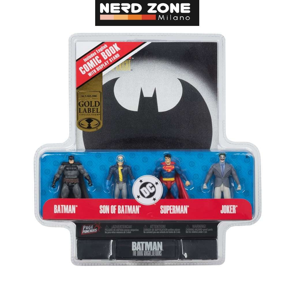 McFARLANE TOYS 2025 - Dc Direct Dark Knight Returns 3Inch Comic Figure 4pk