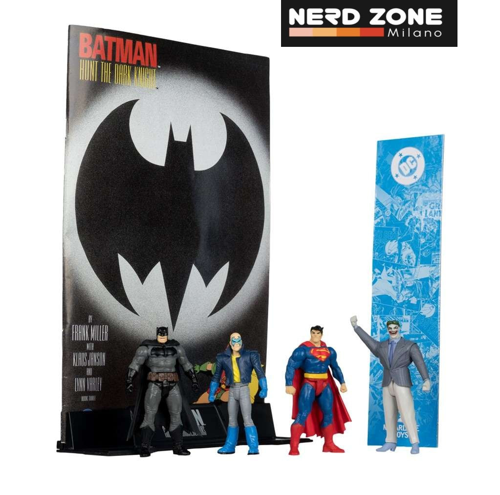 McFARLANE TOYS 2025 - Dc Direct Dark Knight Returns 3Inch Comic Figure 4pk