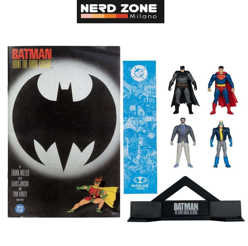 McFARLANE TOYS 2025 - Dc Direct Dark Knight Returns 3Inch Comic Figure 4pk