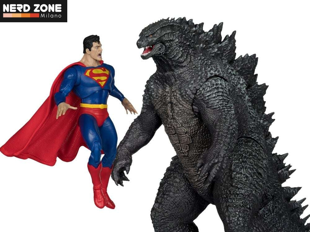 McFARLANE TOYS 2025 - Dc Justice League Monsterverse Superman Vs Godzilla 2pk