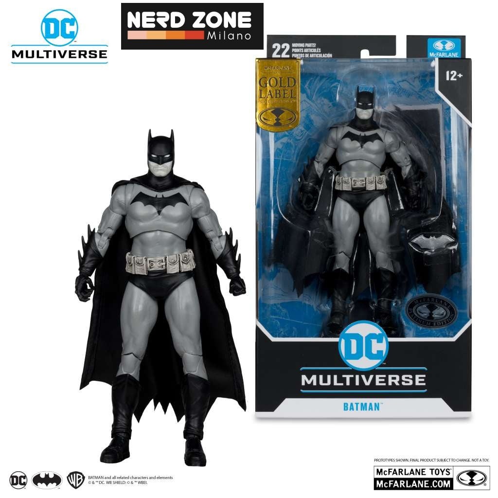 McFARLANE TOYS 2025 - Dc Multiverse Batman Year One Pt4 Gold Label Platinum Batman af