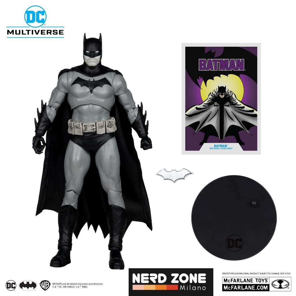 McFARLANE TOYS 2025 - Dc Multiverse Batman Year One Pt4 Gold Label Platinum Batman af