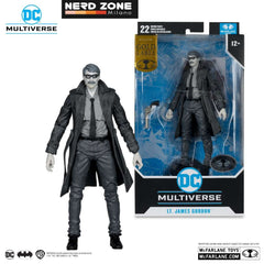 McFARLANE TOYS 2025 - Dc Multiverse Batman Year One Pt4 Gold Label Platinum Commissioner Gordon Action Figure